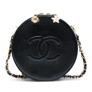 Pre-Loved Chanel Glazed Calfskin Round As Earth Evening Bag